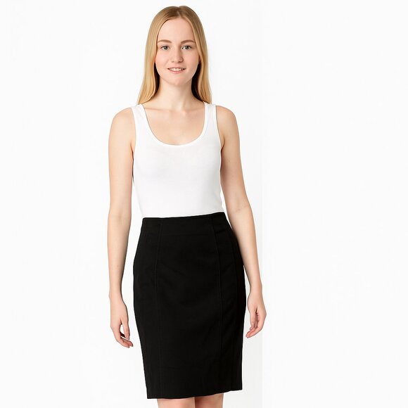 White House Black Market Dresses & Skirts - 2/$30 White House Black Market Seamed Pencil Skirt Jet Black 10 #9952